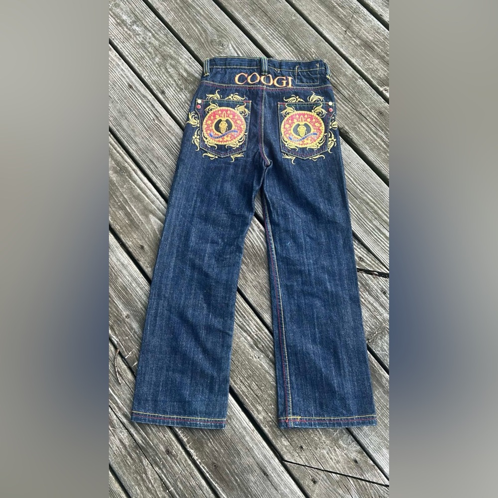 Coogi Brand Jeans Youth Size 7X Tall  Royale Coogi Embroidered Y2K